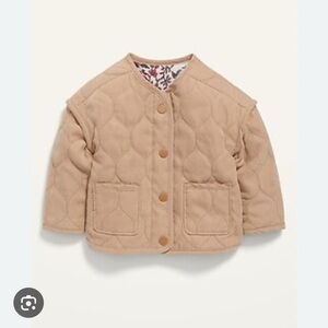 Old Navy Tan Quilted Jacket